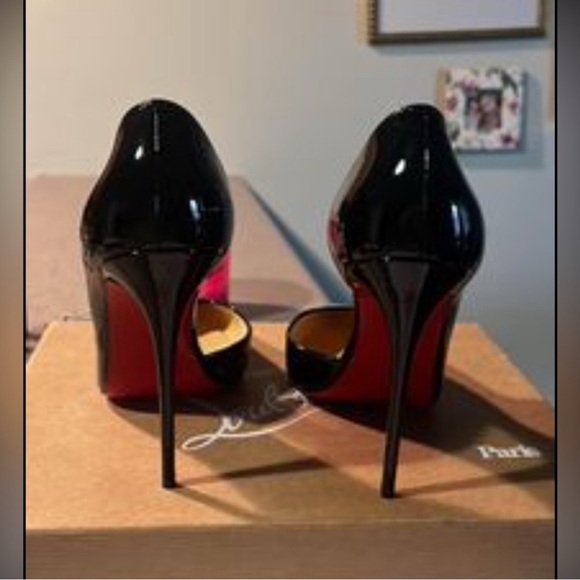 Black Loutoutin size 41 LIKE NEW!! - Picture 3 of 6
